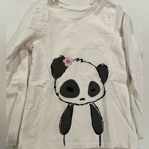 Tea Double-Sided Panda Print Shirt